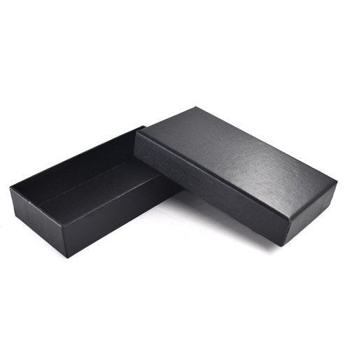 Premium Packaging Box, Gentleman's Tie Box, Eco-Friendly Gift Box, Black