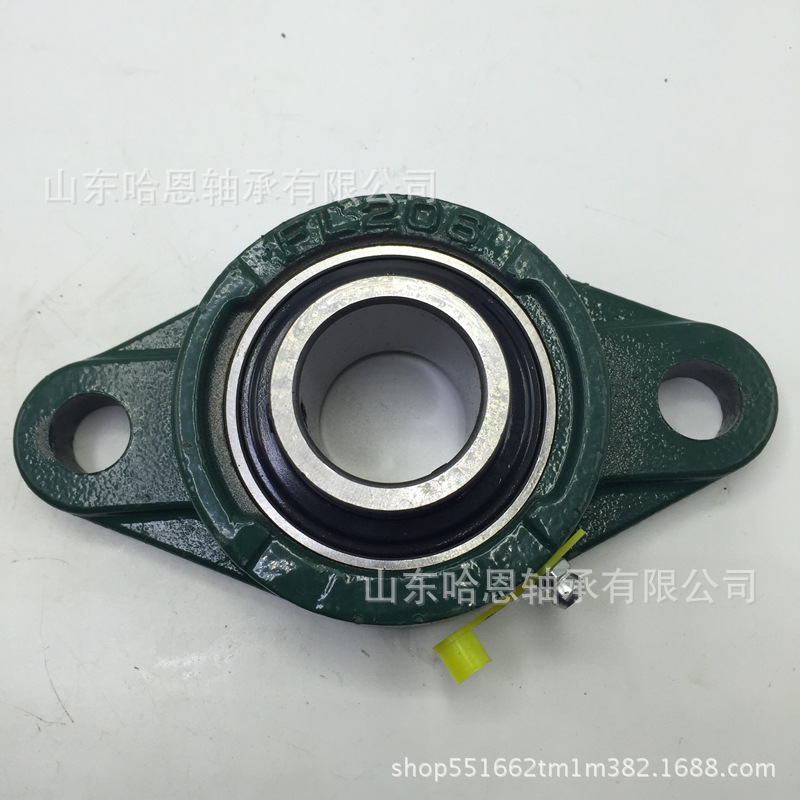 生産批發UCFL206帶鑄鐵座外球面軸承FL206帶座軸承兩孔菱形座