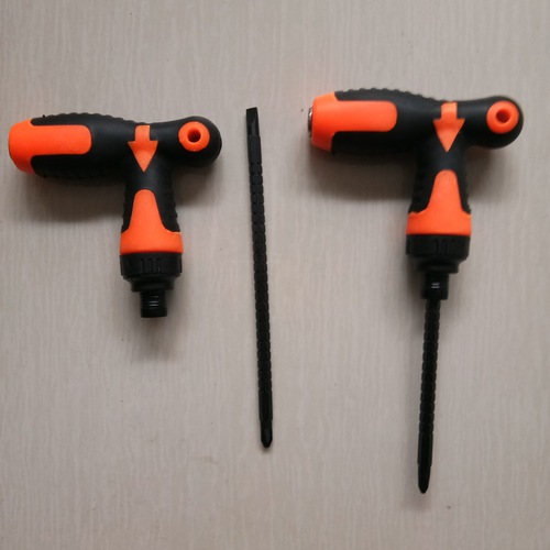 Manufacturer wholesale ratchet telescopic screwdriver multi-purpose screwdriver gourd handle telescopic three-purpose screwdriver