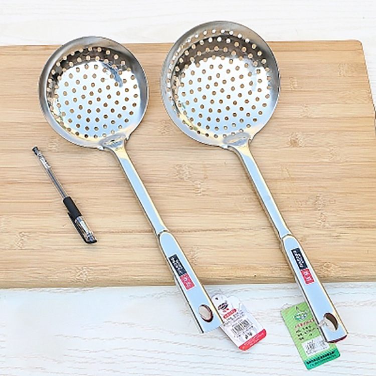 Manufactor Direct selling Stainless steel Square shank Shovel spoon suit Cutlery Set kitchen cooking tool Cong