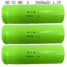 厂家定制异型电池 NIMH A 4/5A 2/3A 17670 18670 镍氢电池 1.2V