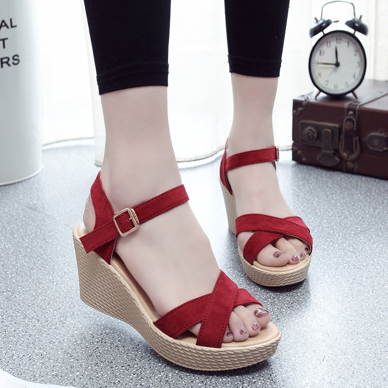 Chaussure été femme en PU artificiel - Ref 3433477 Image 1