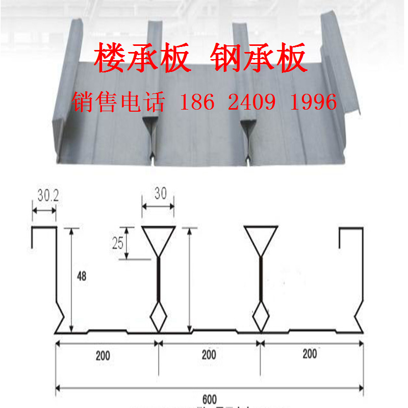 闭口型楼承板688型楼承板钢楼承板厂家，压型钢板批发