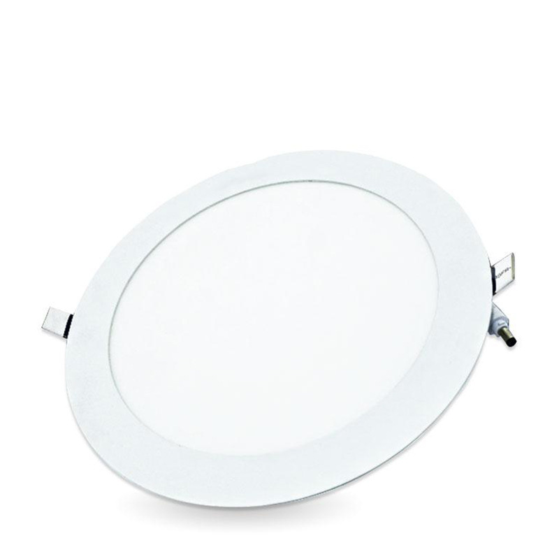 （中性）24W LED圆形天花板平板筒灯超薄超薄白色 141227变参瓦数|ms