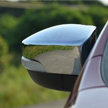 适用于13-19款福特翼虎改装后视镜盖罩保护壳后倒车镜装饰亮条框