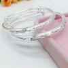 Copper silver silver bracelet, fashionable accessory, wholesale