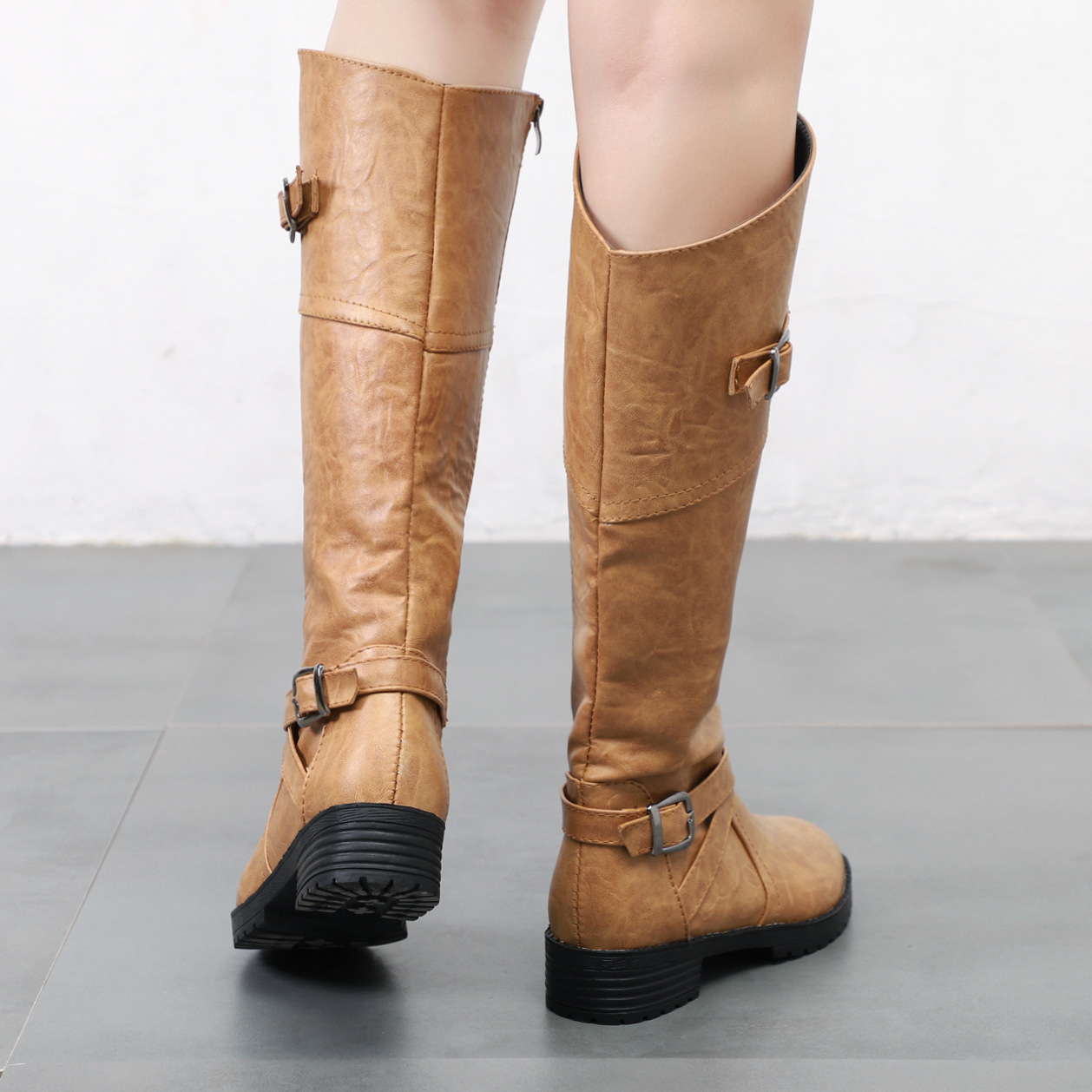Bottes femme en PU artificiel - Ref 3354944 Image 36