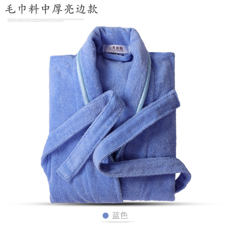 Towel Material Cotton Unisex Bathrobe Bath Warm Bathrobe Large Size Hotel Couple Nightgown Wholesale Dropshipping Towel Material Cotton Unisex Bathrobe Bath Warm Bathrobe Large Size Hotel Couple Nightgown Wholesale Dropshipping