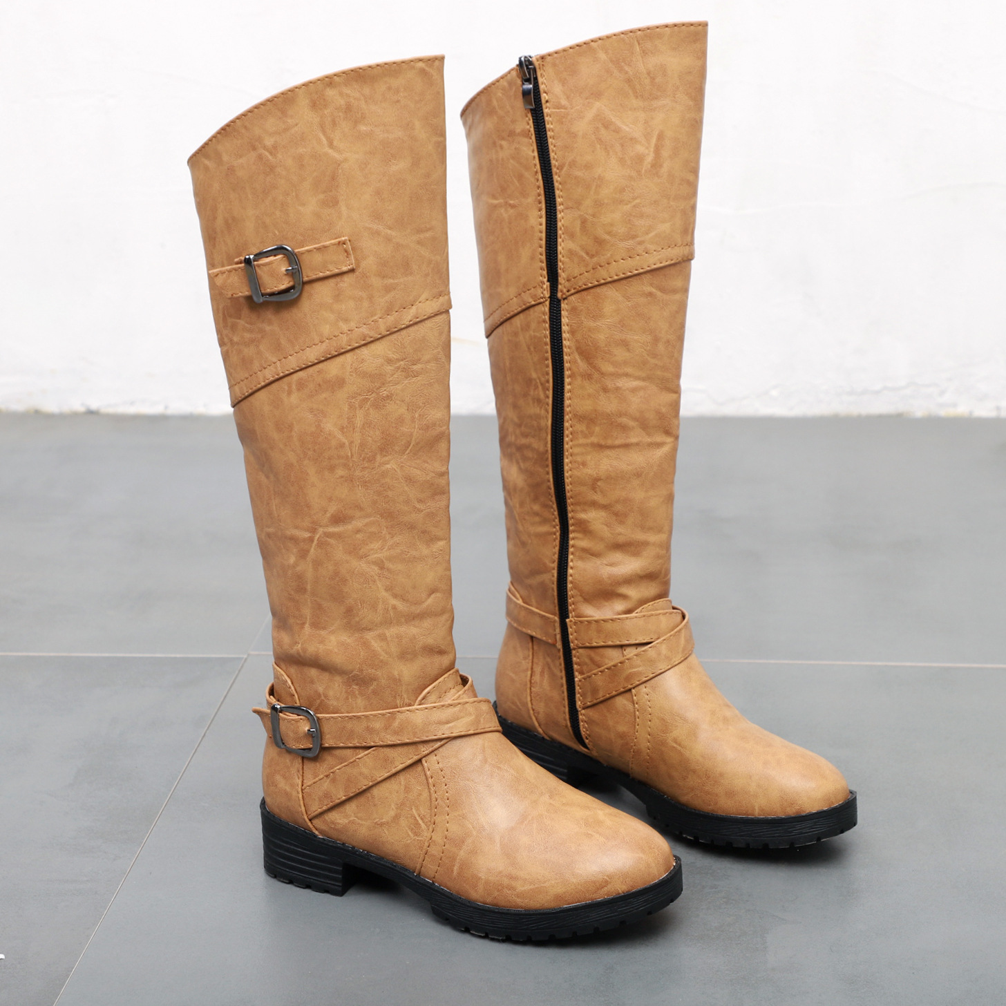 Bottes femme en PU artificiel - Ref 3354944 Image 43