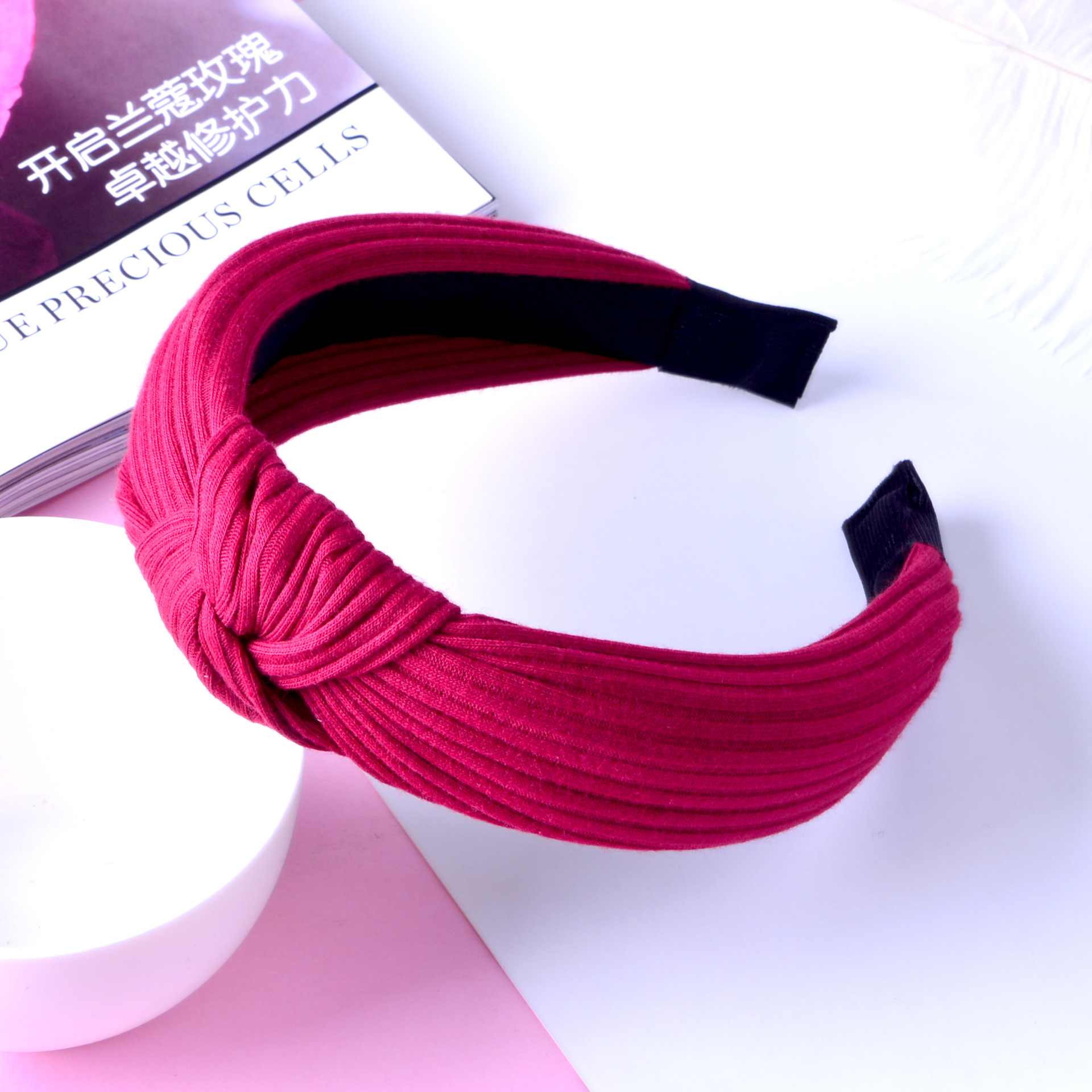New Striped Broad-sided Fashion Headband display picture 4