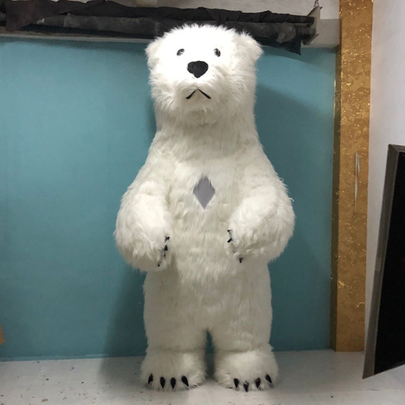 1-112.6米充气北极熊白色