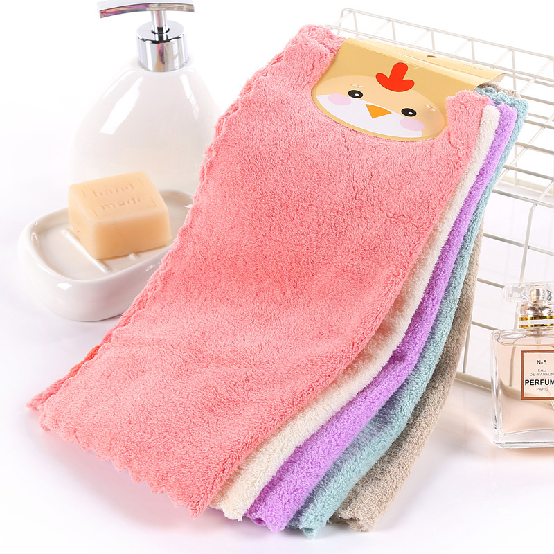 High-Density Coral Velvet Small Square Towel Baby Face Wash Promotional Gift Cleaning Cloth Quick-Drying Water-Absorbent Children's Towel Wholesale High-Density Coral Velvet Small Square Towel Baby Face Wash Promotional Gift Cleaning Cloth Quick-Drying Water-Absorbent Children's Towel Wholesale