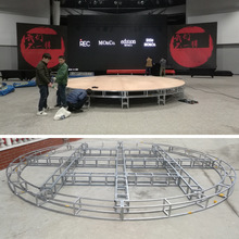厂家出租异型舞台搭建背景板  实用广告桁架  舞台搭建拉网展架