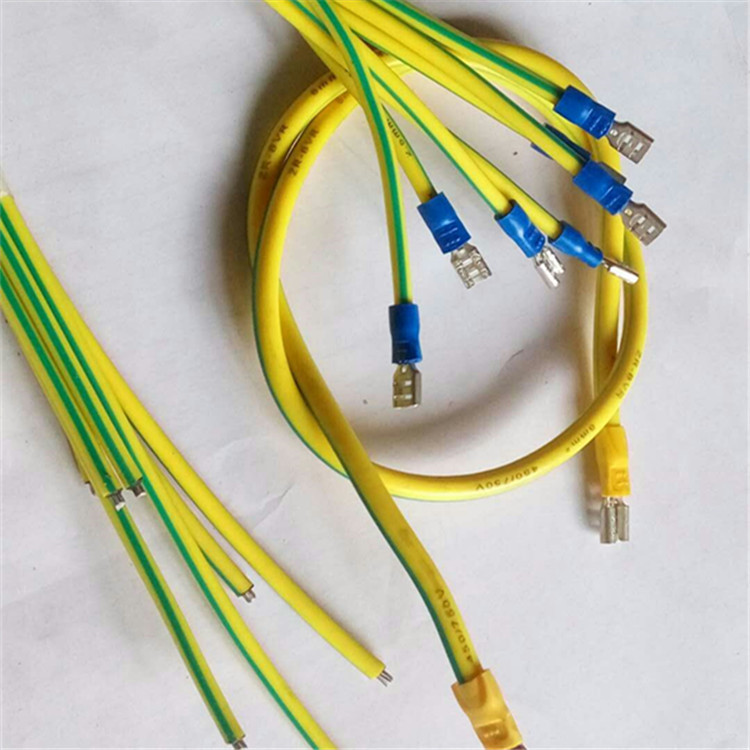 销售4平方BVR光伏接地线 机械组件跨接线 黄绿双色电柜接地线