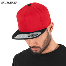 YUPOONG-110棒球帽定做 平沿鸭舌帽子运动可调节防汗带批发分代销