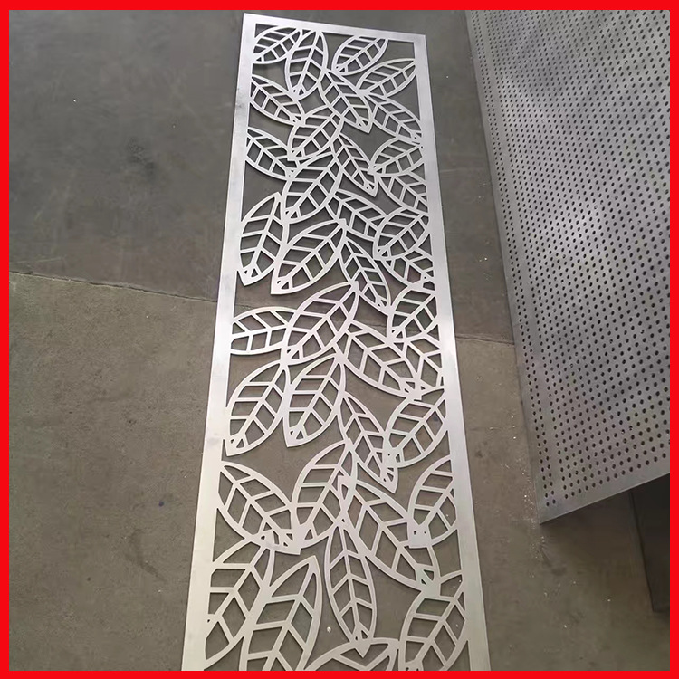 铝屏风雕花板餐厅金属隔断铝单板厂家定制铝合金镂空装饰烤漆板