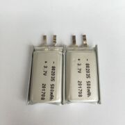 802035聚合物锂电池500毫安按摩仪蓝牙耳机音箱电池可加板加线