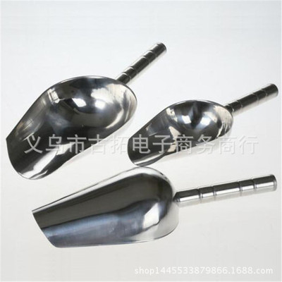 厂家直销不锈钢201冰铲酒店超市米铲面粉铲杂粮铲黄豆干果多用铲|ru