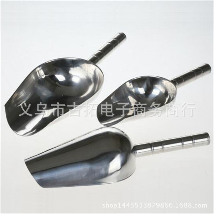 厂家直销不锈钢201冰铲酒店超市米铲面粉铲杂粮铲黄豆干果多用铲|ru