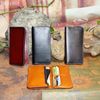 new pattern Imported Vegetable tanned leather The first layer Leather wallet men and women have more cash than can be accounted for Wallet manual Tree skin cream Handbag Mobile phone bag