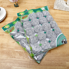 Cleaning Ball High Zinc Yiwu Department Store Wholesale 1 Yuan Store 20 Pack Steel Wire Ball Iron Wire Manufacturer Pot Brush Cleaning Supplies