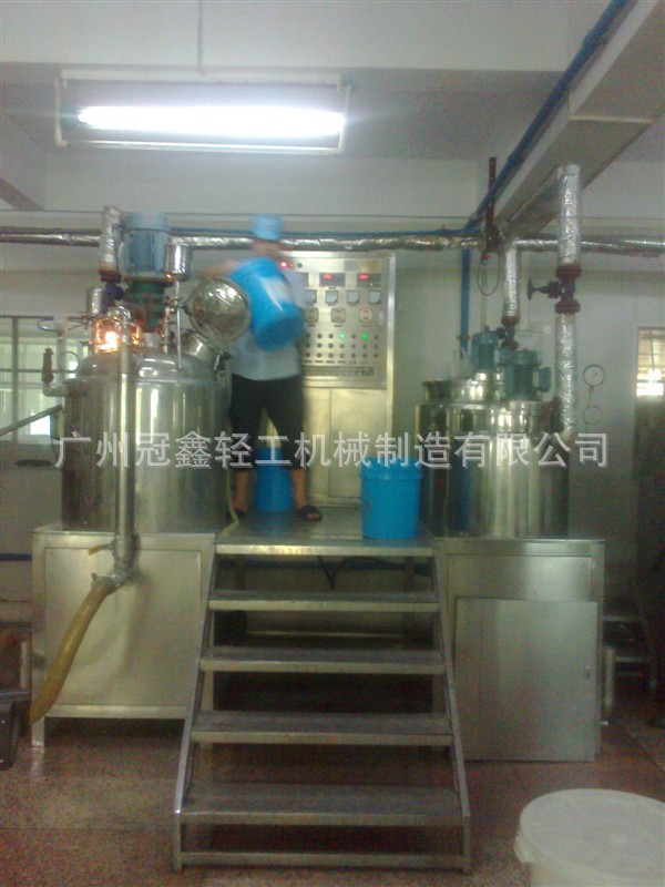 GX-B-500L型内外循环真空均质乳化机 真空均质乳化锅 乳膏均质机