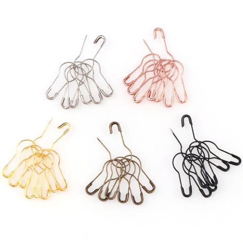 Golden gourd pins copper 100 pcs/pack black gourd pins iron safety small pins jewelry buckle accessories