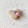 Children's cute cartoon hair accessory, hairgrip, ball head, hair rope heart-shaped