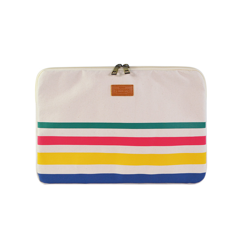 Guangzhou Factory Customized Laptop Bag Canvas Printed Logo Tablet Customized Liner Handbag