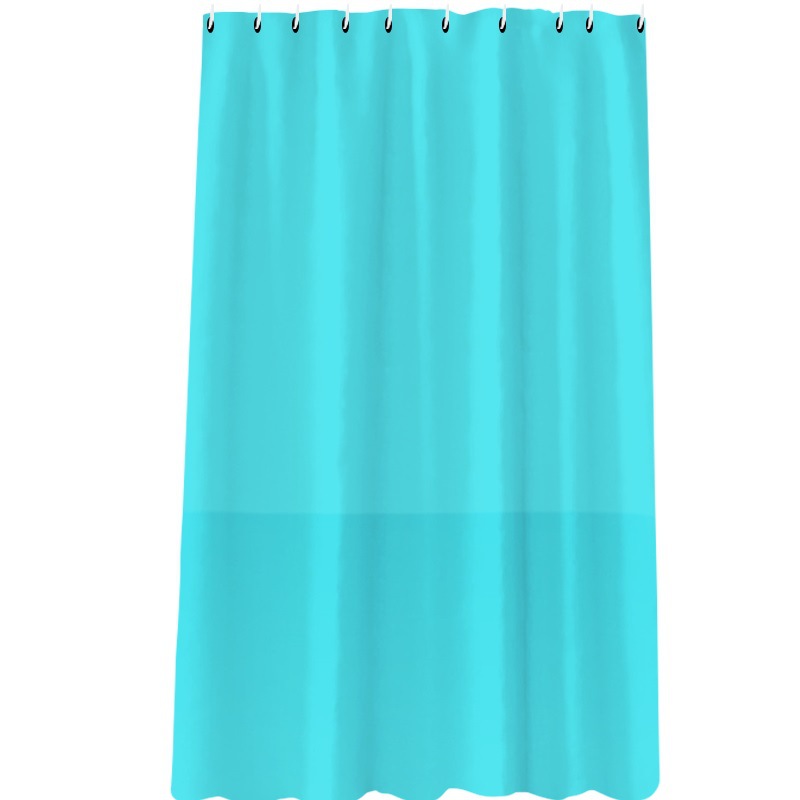 Cortina de ducha de tela de poliéster engrosada Estilo europeo y americano color sólido simple hogar baño Baño ducha partición cortina impermeable y a prueba de moho