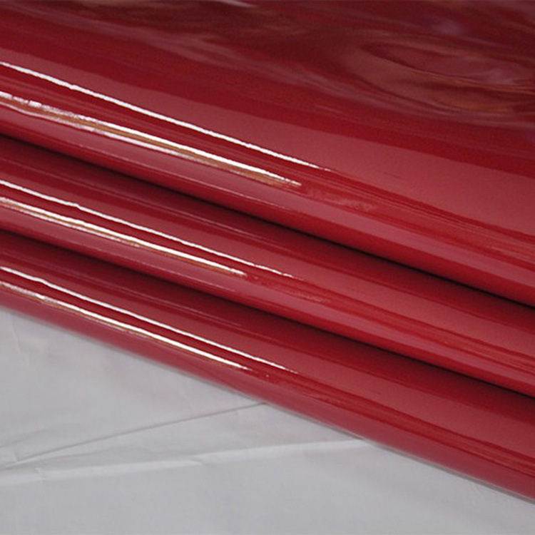 头层彩色牛漆皮厂家 鞋面箱包镜面真皮牛皮直销牛漆皮面料