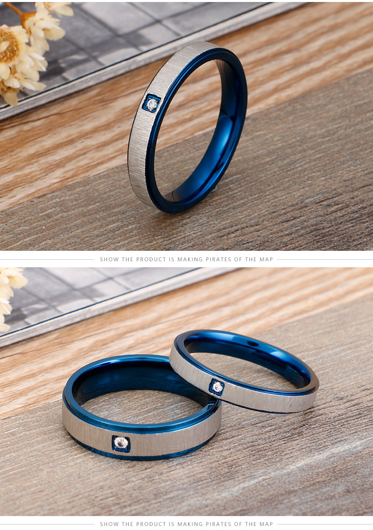 Geometric Pattern PVD Coated 18K Gold Plated Geometric Titanium Steel Simple Style Waterproof Non Tarnish Rings
