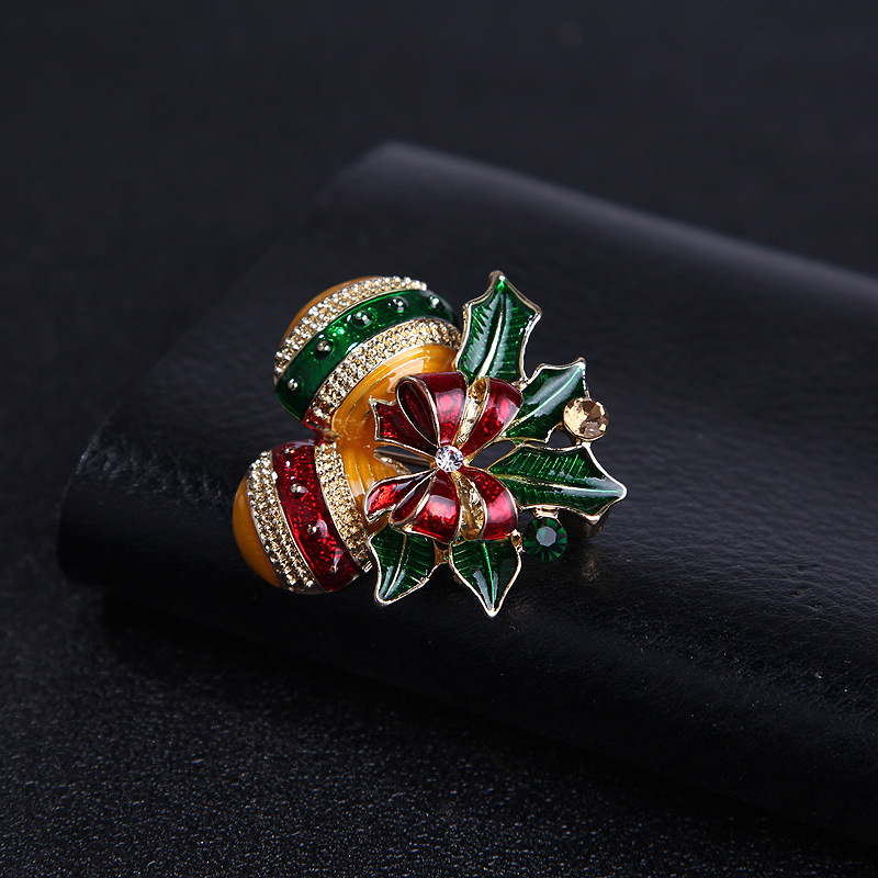 Lanhao Korean fashion cartoon simple oil drop Christmas gift honey candy brooch pin clothing pin accessories_voghion.com