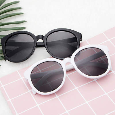 the republic of korea ulzzang Harajuku 5054 Sunglasses Retro frame Sunglasses GM Sunglasses Net Red Face-lift glasses