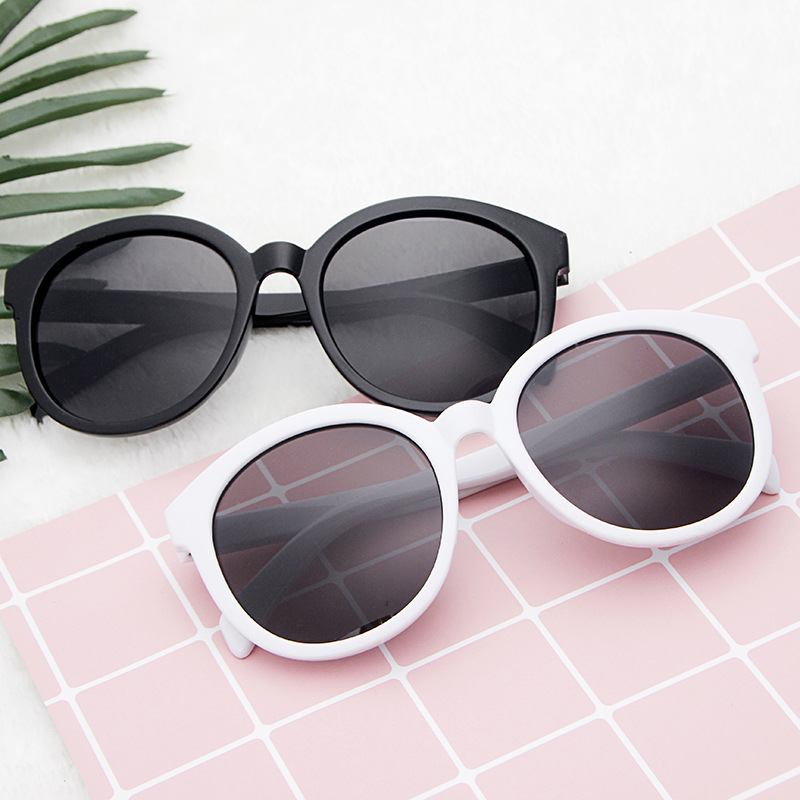 the republic of korea ulzzang Harajuku 5054 Sunglasses Retro frame Sunglasses GM Sunglasses Net Red Face-lift glasses