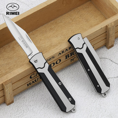 Gold Dayme Folding Knife Outdoor Survival Knife High Hardness Portable Self-Defense Small Knife Powder Coated Steel Pocket Knife