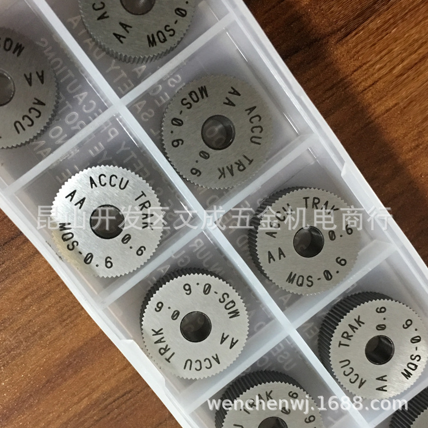 ACCU直纹滚花轮 ACCU TRAK AA 0.6 MQS-0.6 15*6*4mm