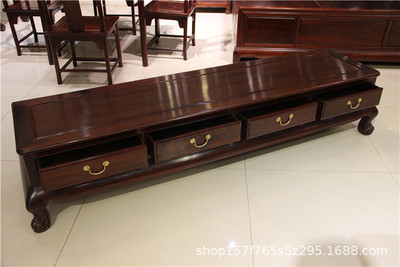 Cambodia Black wood TV cabinet Rosewood Cabinet solid wood Simplicity Chinese style fillet Dongyang Manufactor Direct selling