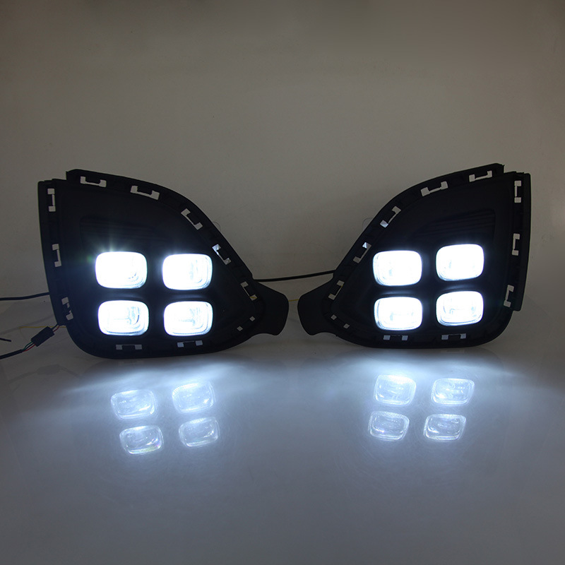 Aplicable a la moderna Luz de marcha diurna IX25 cuatro ojos ix25 17-18 dirección modificación de la luz de marcha diurna