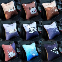 Car headrest, back pillow, neck pillow, pair of car cartoon neck pillows, car interior pillows, seat car sets