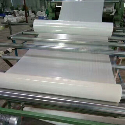 廠家直銷耐磨損耐高溫矽橡膠板矽膠板3mm層壓太陽能矽膠板皮白色