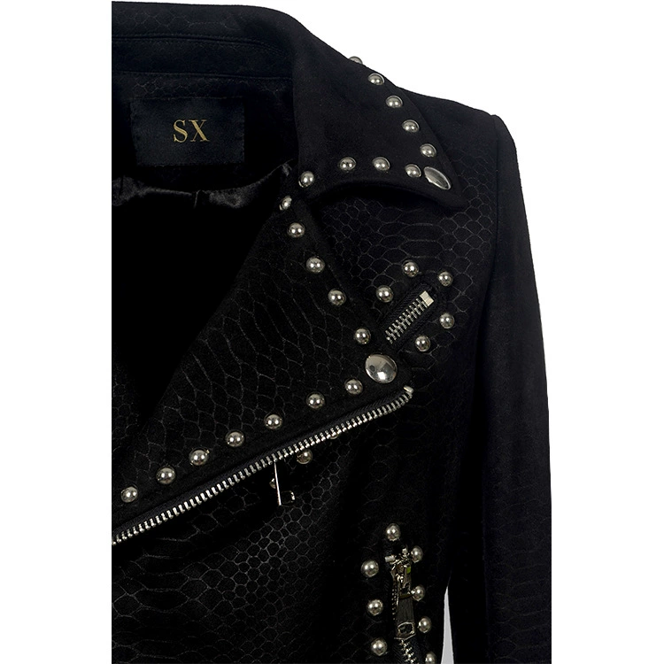 Velvet jacket with zipper, European style, Aliexpress, ebay, punk style
