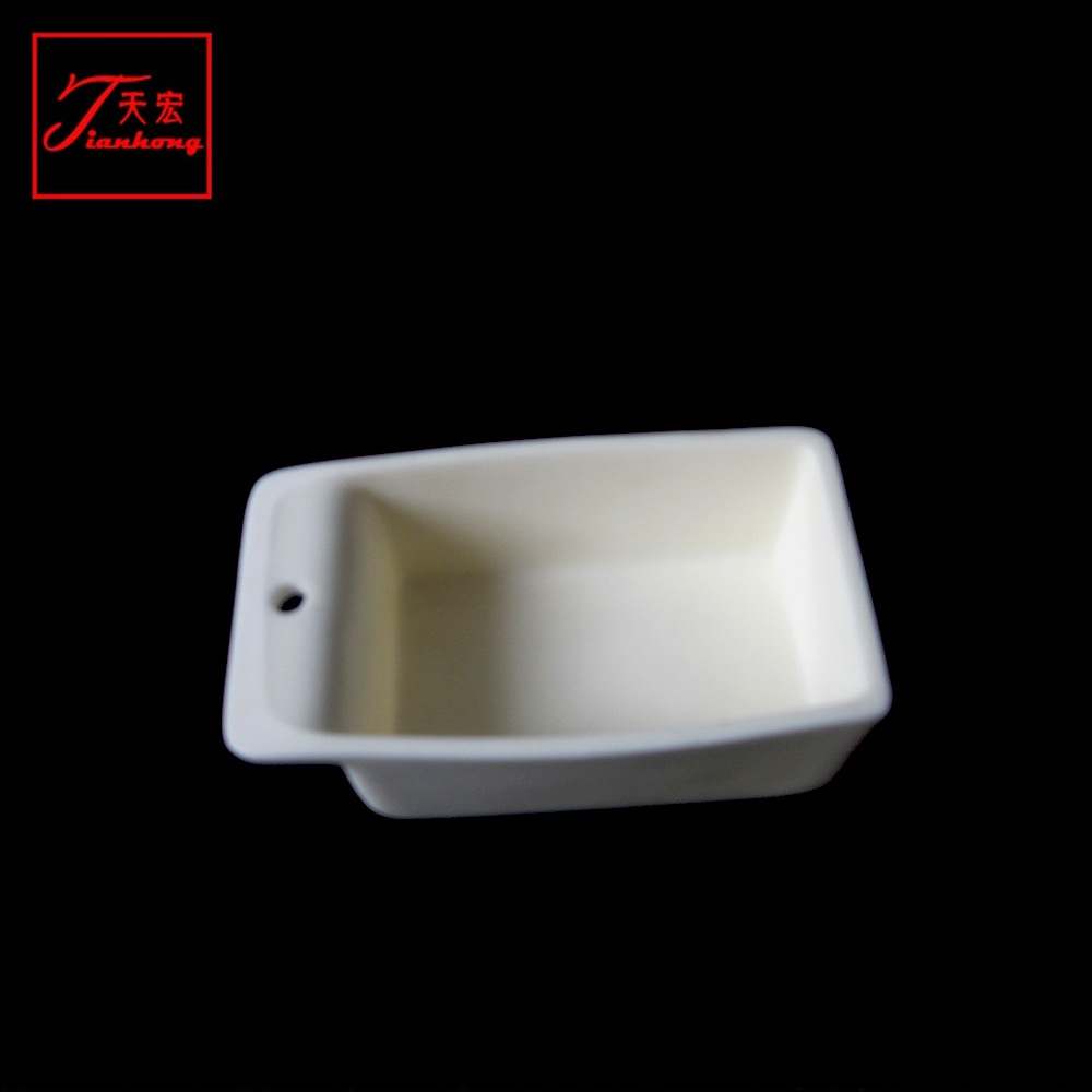 刚玉长方舟80x40x17mm 高纯氧化铝 梯形刚玉舟 刚玉坩埚-阿里巴巴