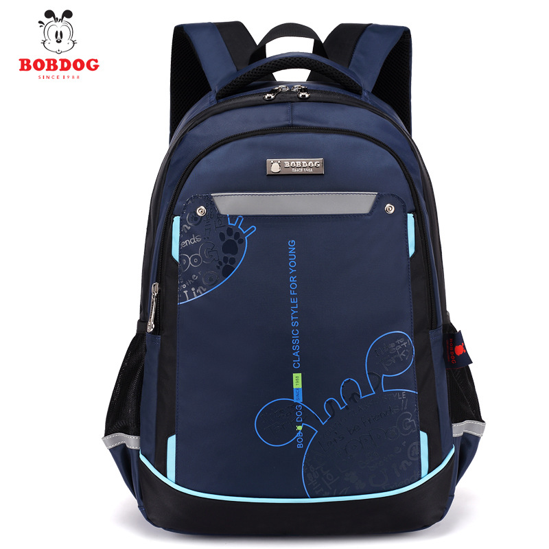 Bobdog schoolbag pupil 1-3-4 grade girl Lightening Spinal 6-12 The age of Children&#39;s Backpack