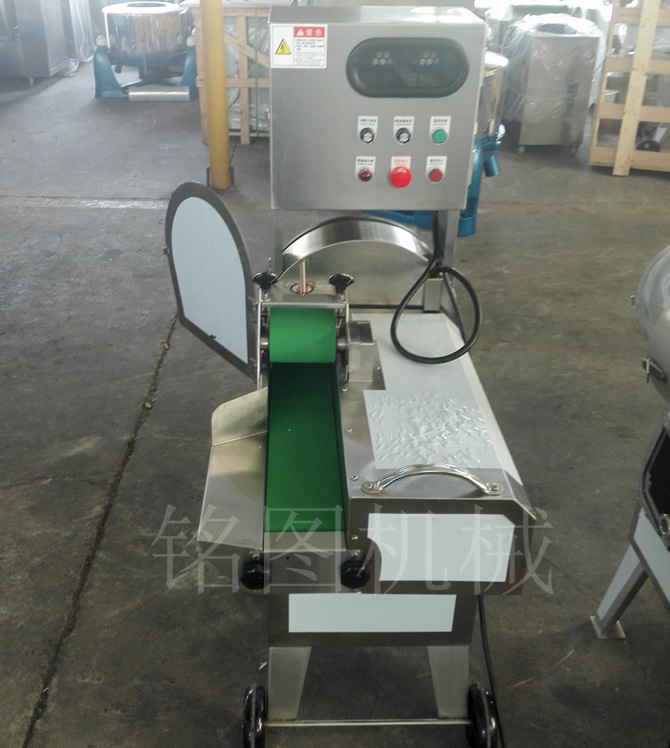 不锈钢蔬菜双头切菜机 多功能自动切菜机 叶类菜切丝切条机