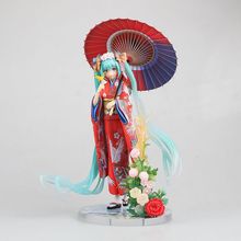 动漫 Stronger藤原初音未 来MIKU 花色衣 和服盒装公仔手办模型