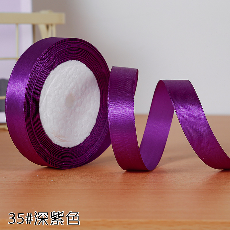 Fábrica al por mayor 2cm cinta hecha a mano cinta de poliéster caja de regalo cinta floral cinta para hornear cinta decorativa