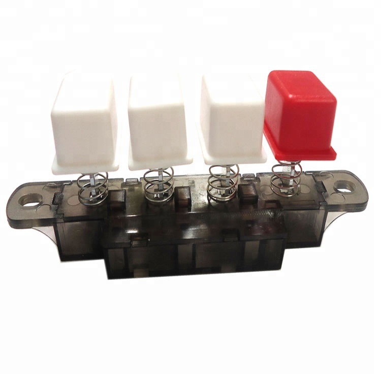 厂家销售四档插线式0123落地电风扇4A档位按钮电源琴键开关