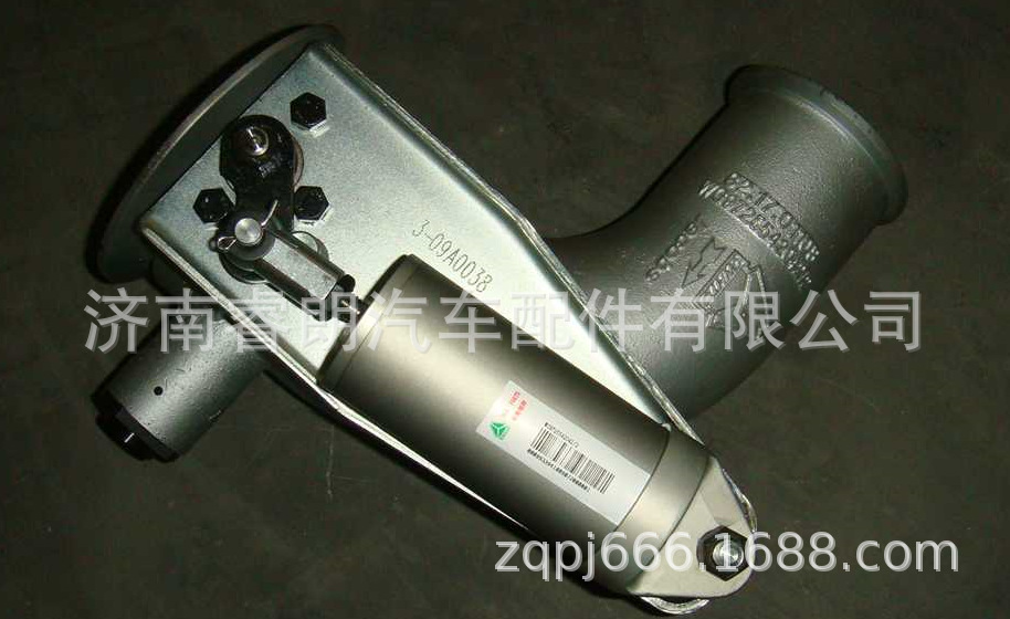 Sinotruk HOWO WG9725542042 EVB exhaust pipe first section with butterfly valve