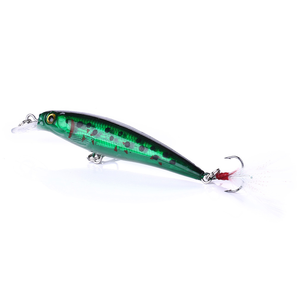 Sinking Minnow Fishing Lures 90mm 8g Hard Plastic Baits Fresh Water Bass Swimbait Tackle Gear